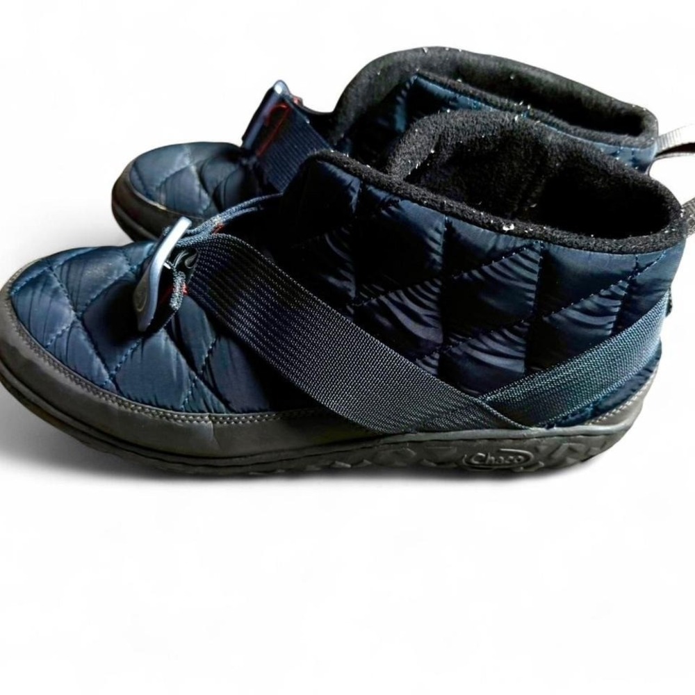 Chaco Insulated Quilted Ankle Boots Mens 11 Strap Winter Navy‎